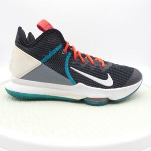 Nike LeBron Witness 5 Black Bright Crimson Basketball Shoes BV7427-005 Mens 13